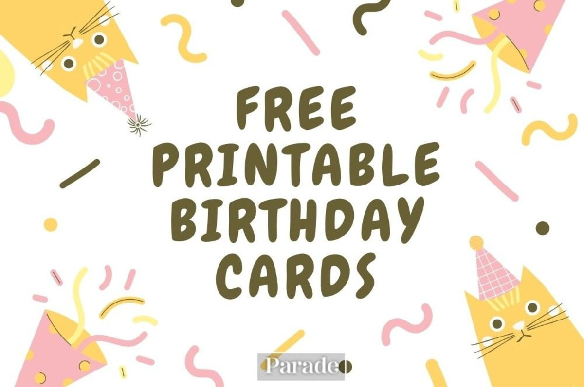 20 Free Printable Birthday Cards - Parade in Free Printable Happy Birthday Card