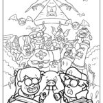 20 Gravity Falls Coloring Pages (Free Pdf Printables) Throughout Printable Dipper And Mable