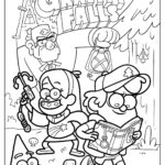 20 Gravity Falls Coloring Pages (Free Pdf Printables) Within Printable Dipper And Mable