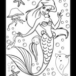 20 Printable Mermaid Coloring Pages   Etsy Canada For Mermaid Coloring Sheets Printable