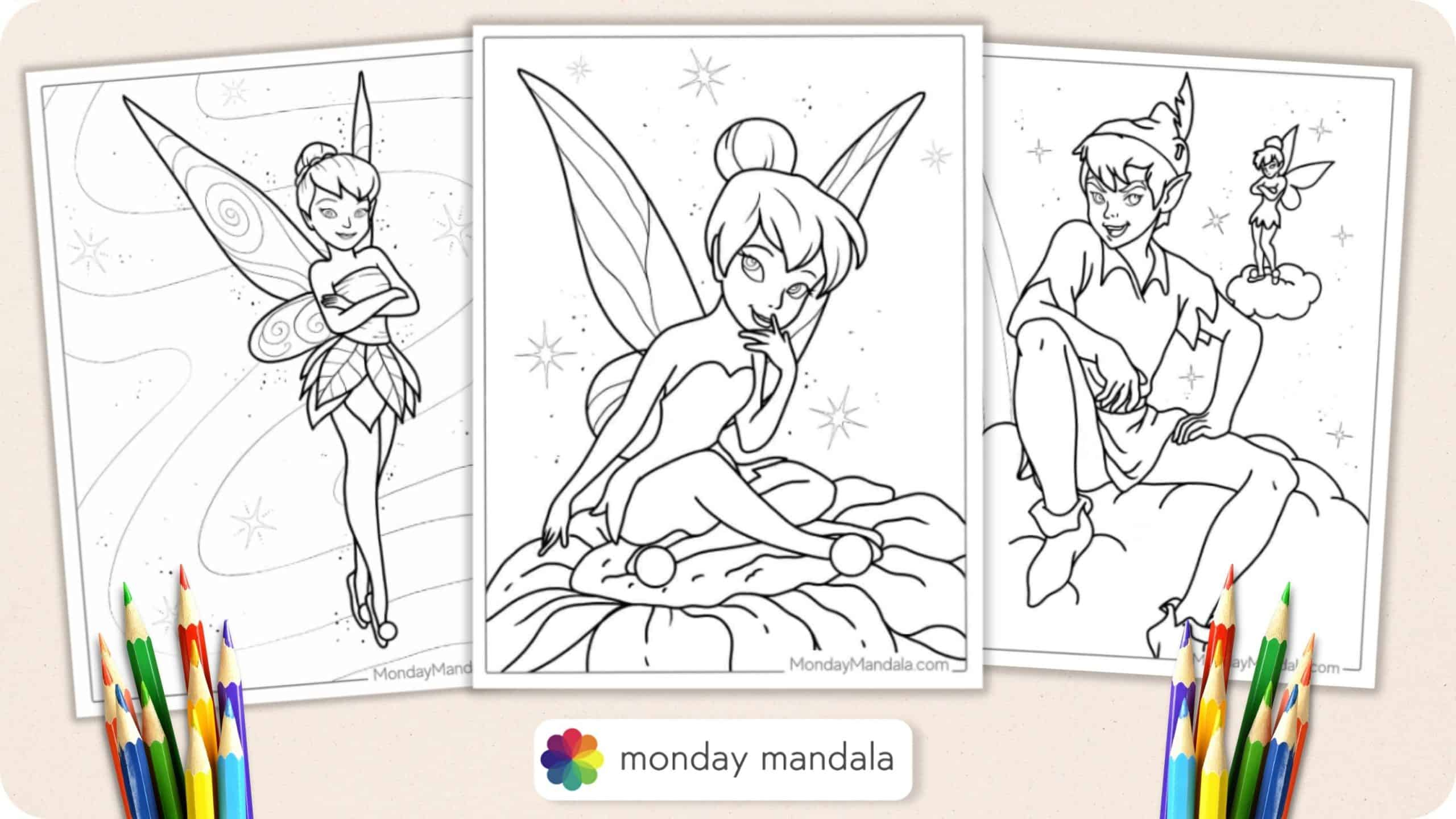 20 Tinker Bell Coloring Pages (Free Pdf Printables) inside Printable Tinkerbell Without Wings