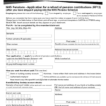 2019 2024 Form Uk Nhs Rf12 Fill Online, Printable, Fillable, Blank Intended For Uk Printable Pension Form