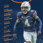 2023 Auburn Tigers Football Schedule: Downloadable Smartphone Pertaining To Auburn Football Schedule 2024 Printable