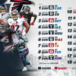 2023 Nfl Schedule: Falcons Wire Win/Loss Predictions In Printable Atlanta Falcons Schedule 2024