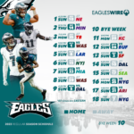 2023 Philadelphia Eagles' Schedule: Downloadable Wallpaper For Eagles Schedule 2024 Printable