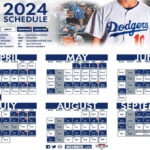 2024 Milb Triple A Baseball Teams Schedule Magnets 5" X 3.5 Within Dodgers Schedule 2024 Printable