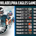 2024 Philadelphia Eagles Football Games Schedule Regarding Printable Eagles Schedule 2024 25