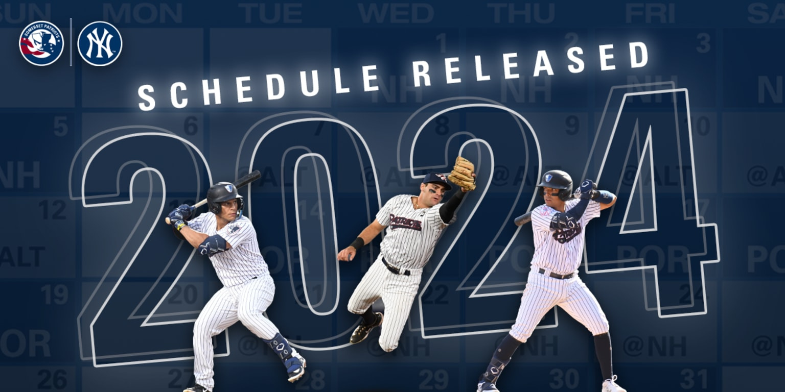 2024 Somerset Patriots Schedule Released | Patriots for Patriots Schedule 2024 Printable