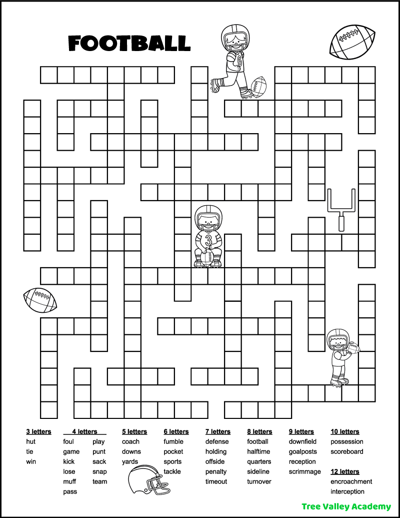 21+ Free Printable Fill In Word Puzzles For Kids - Tree Valley Academy inside Printable Fill in Puzzles