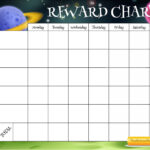 22 Printable Reward Charts For Kids (Pdf, Excel & Word) Throughout Free Printable Behavior Charts