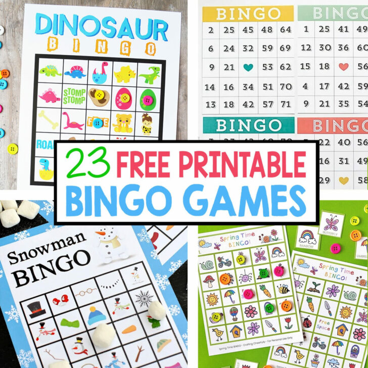 Printable Bingo Game Cards