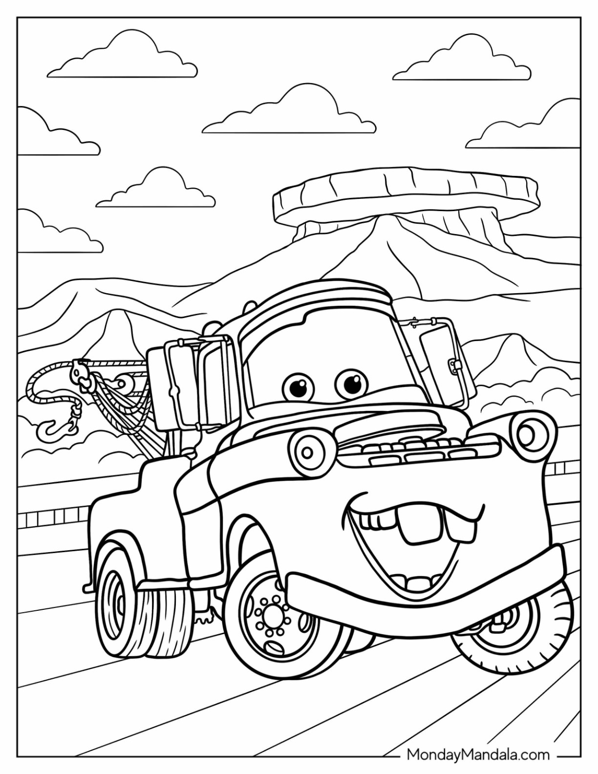 24 Disney Cars Coloring Pages (Free Pdf Printables) with Printable Colouring Pages Cars