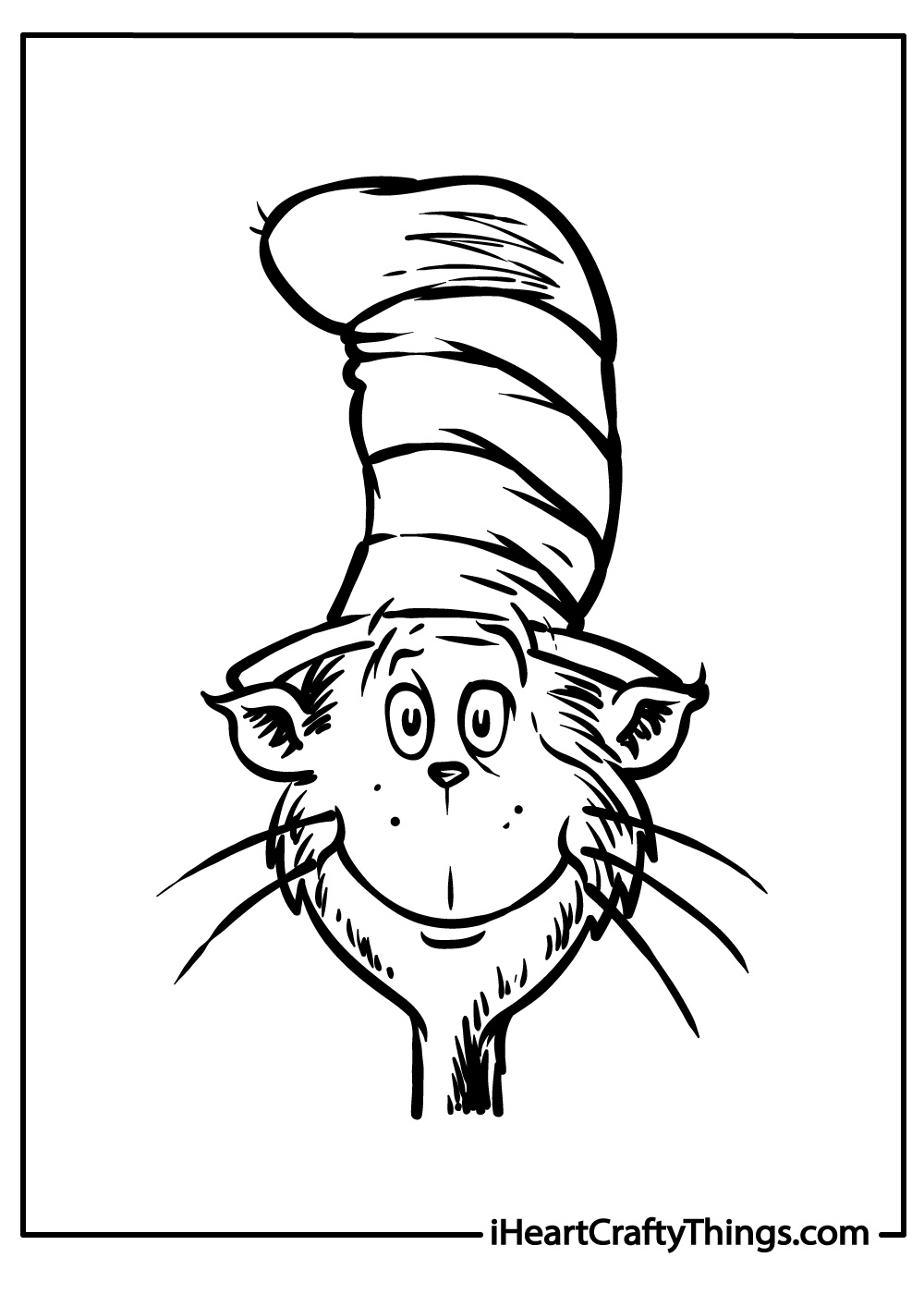 25 Cat In The Hat Coloring Pages (100% Free Printables) for Cat in the Hat Printables