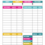 25 Free Printable Budget Templates That'Ll Help You Save Inside Free Printable Budget Templates