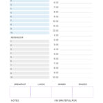 25 Printable Daily Planner Templates (Free In Word/Excel/Pdf) With Downloadable Free Printable Daily Planner