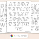 250 Letter & Number Stencils (Free Pdf Printables) For Free Printable Letter Stencilsprint