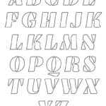 250 Letter & Number Stencils (Free Pdf Printables) For Free Printable Letter StencilsPrint