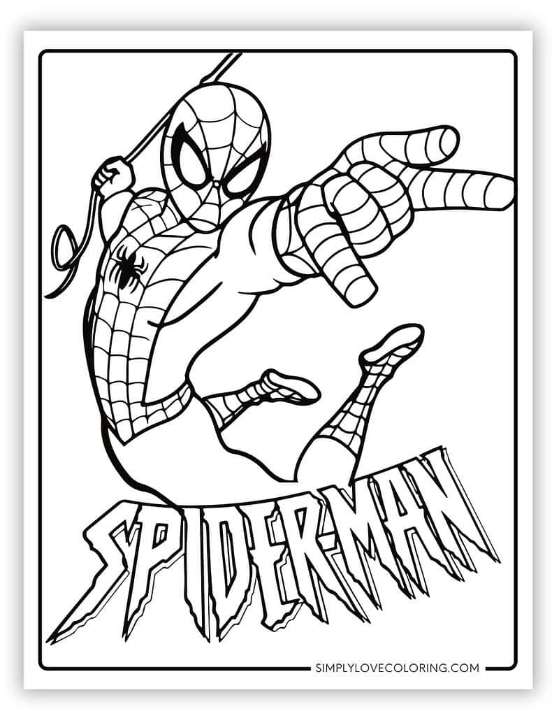 27 Spiderman Coloring Pages (Free Pdf Printables) - Simply Love throughout Free Printable Spiderman Coloring Sheets