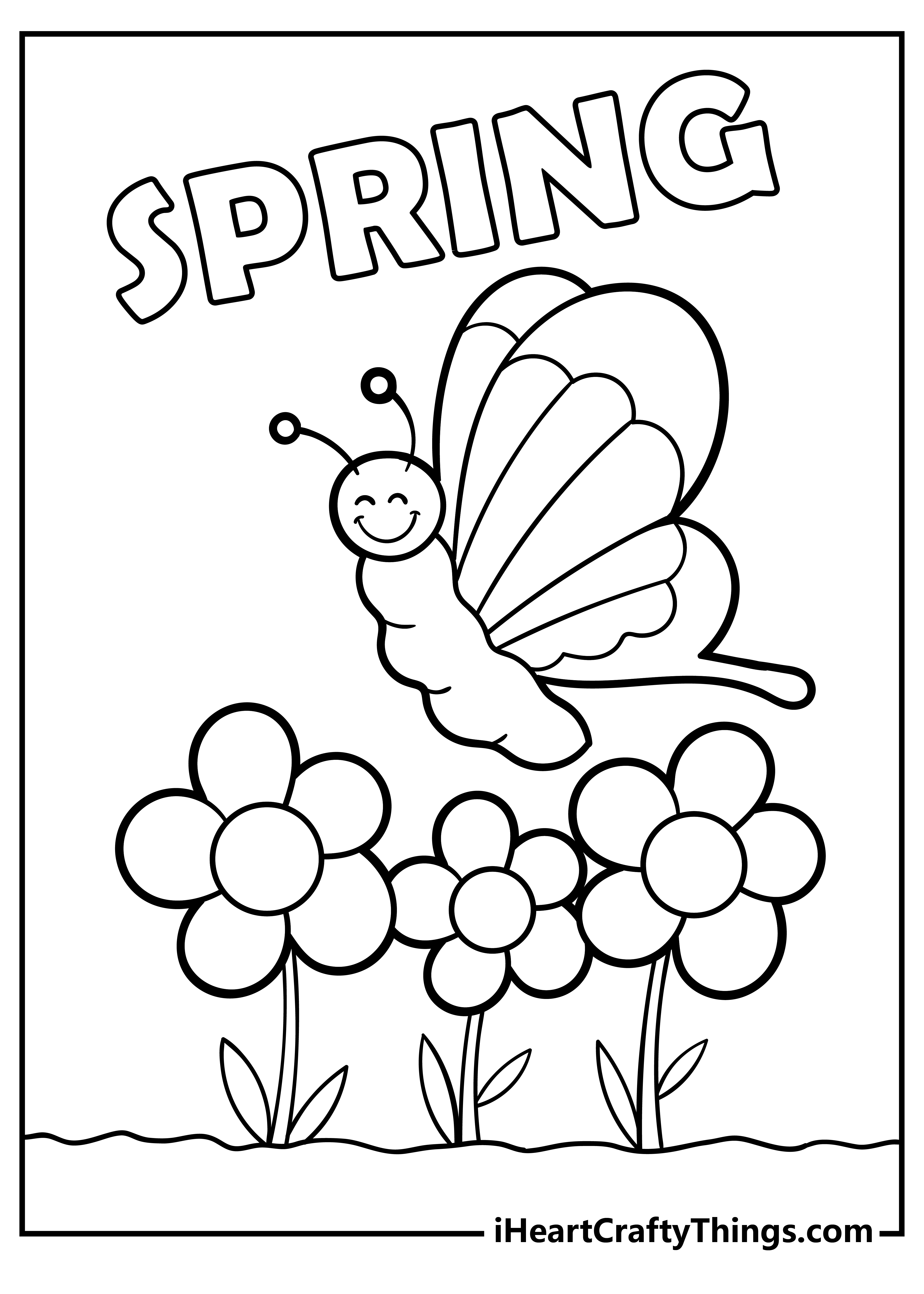 27 Spring Coloring Pages (Free Pdf Printables) with Spring Coloring Sheets Printable