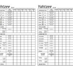 28 Printable Yahtzee Score Sheets & Cards (101% Free) ᐅ Templatelab For Yahtzee Printable Score Cards