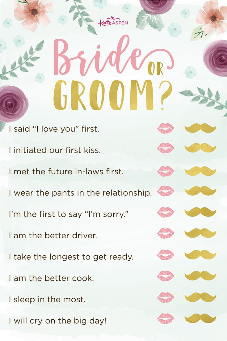 3 Exciting Bridal Shower Games + Printables! intended for Free Printable Bridal Shower Games