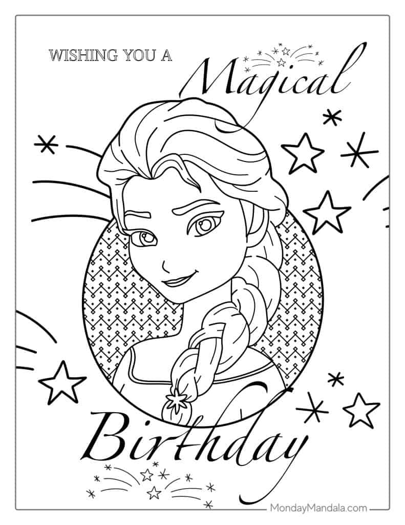 30 Elsa Coloring Pages (Free Pdf Printables) with regard to Printable Frozen Picturescolor