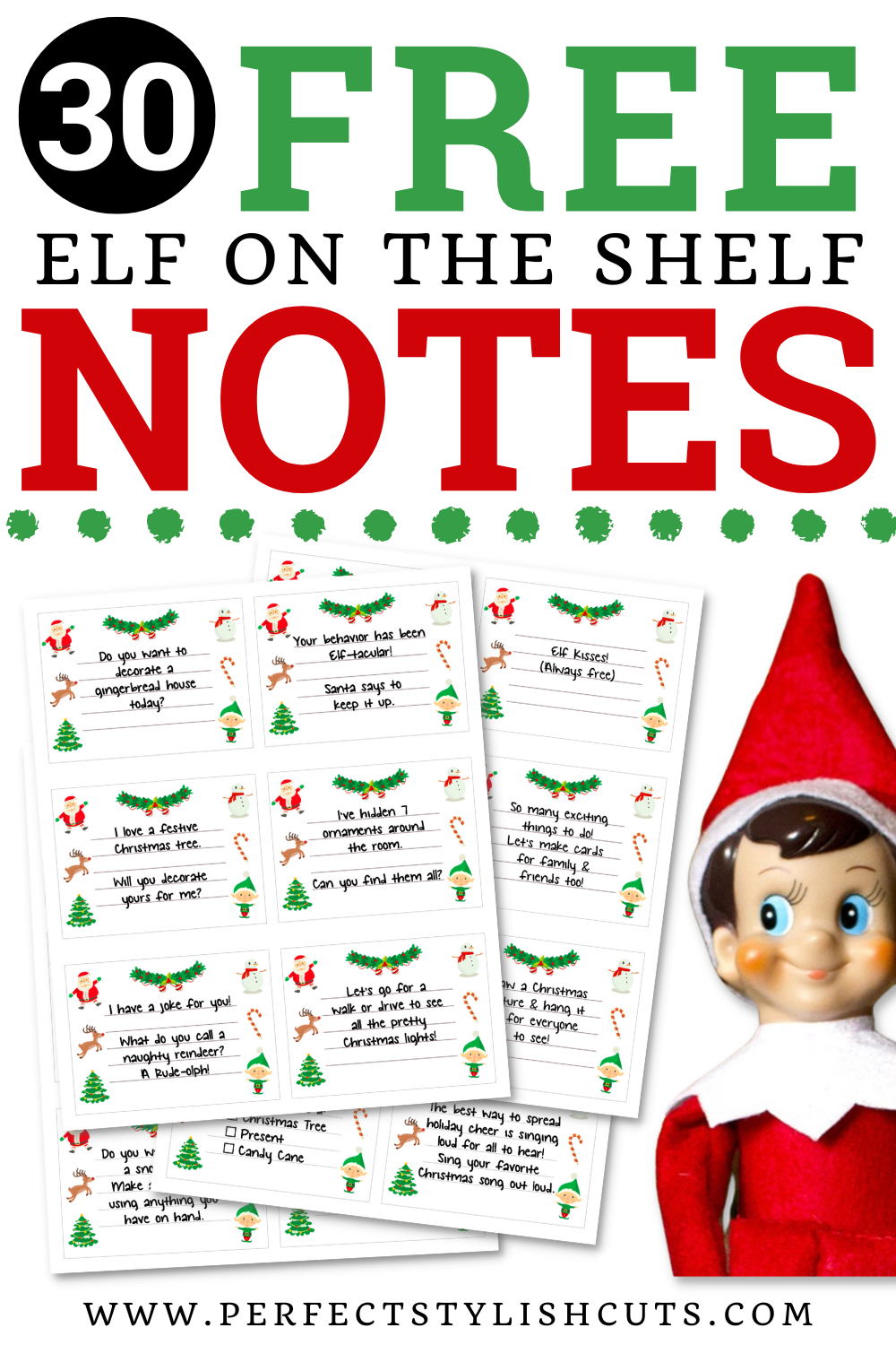 30 Free Elf On The Shelf Printable Notes regarding Elf On the Shelf Printables