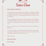 30+ Free Santa Letter Templates To Print & Use (Right Now!)   Your For From Santa Letter Template Printable