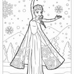 30 Frozen Coloring Pages (Free Pdf Printables) Throughout Elsa Printable Colouring Pages