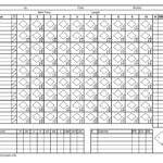 30+ Printable Baseball Scoresheet / Scorecard Templates ᐅ Templatelab in Printable Baseball Scorebook Sheets