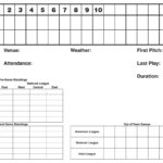 30+ Printable Baseball Scoresheet / Scorecard Templates ᐅ Templatelab Inside 9 Inning Baseball Game Printable