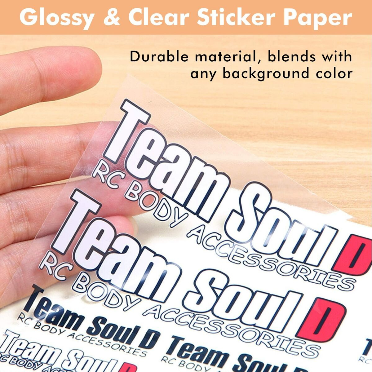 30 Sheet A-Sub Printable Vinyl Clear Sticker Paper For Inkjet intended for Printable Clear Sticker Paper