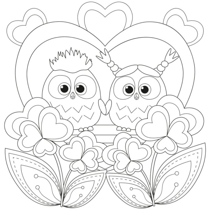 Valentine Coloring Sheets Free Printable