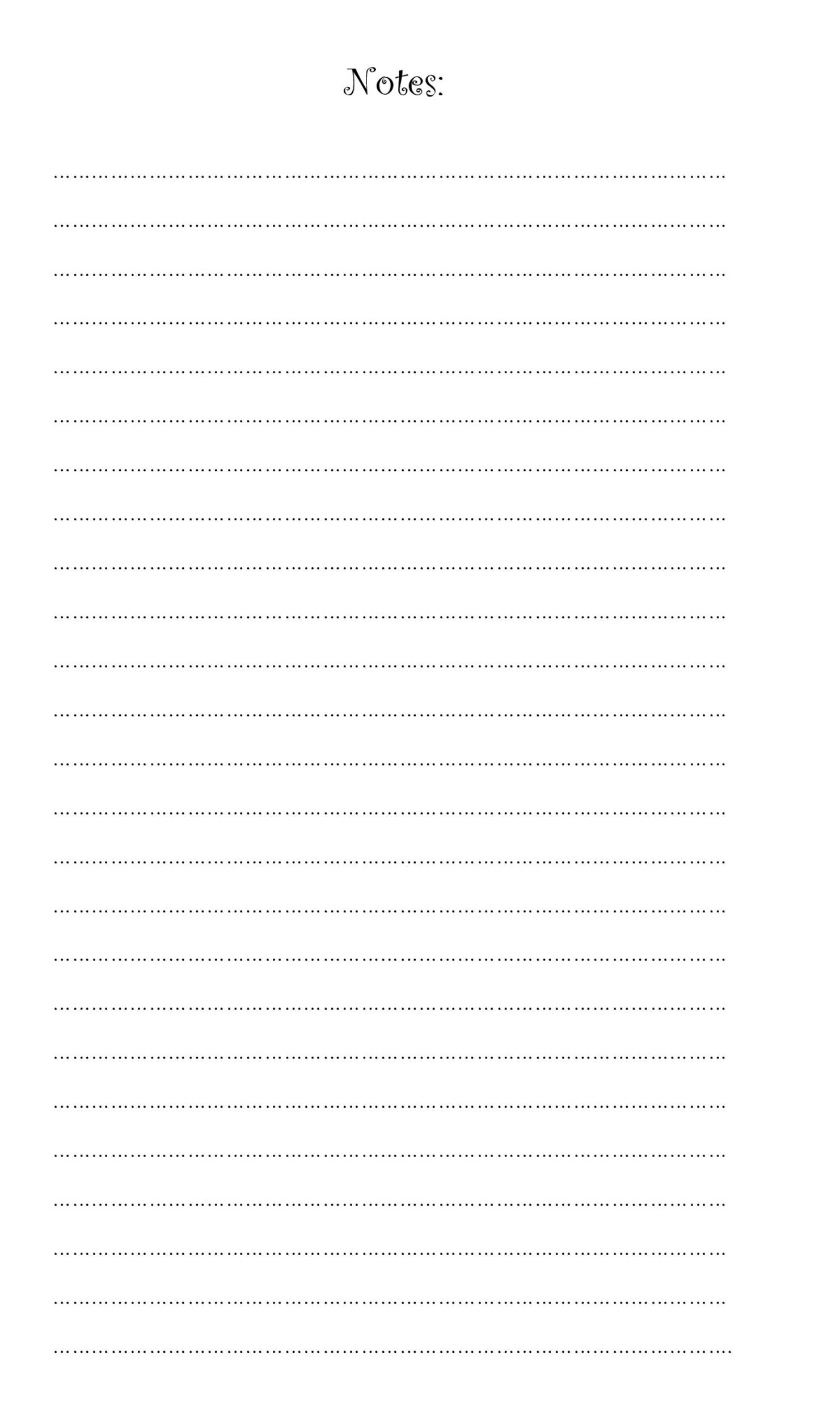 32 Printable Lined Paper Templates ᐅ Templatelab in Free Printable Paper With Lines