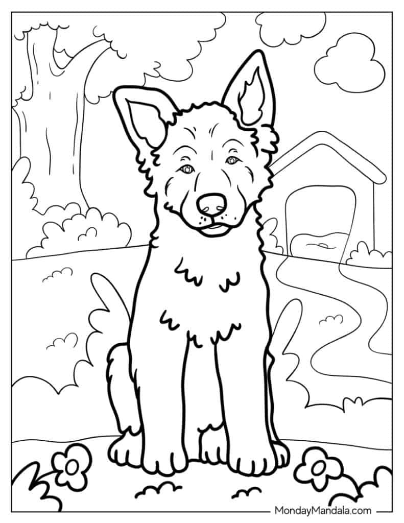 32 Puppy Coloring Pages (Free Pdf Printables) within Printable Dogscolor