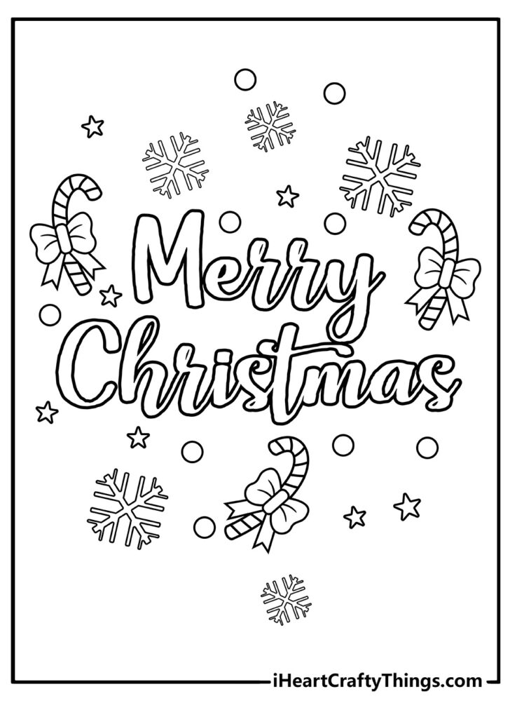 Christmas Coloring Sheets Free Printable