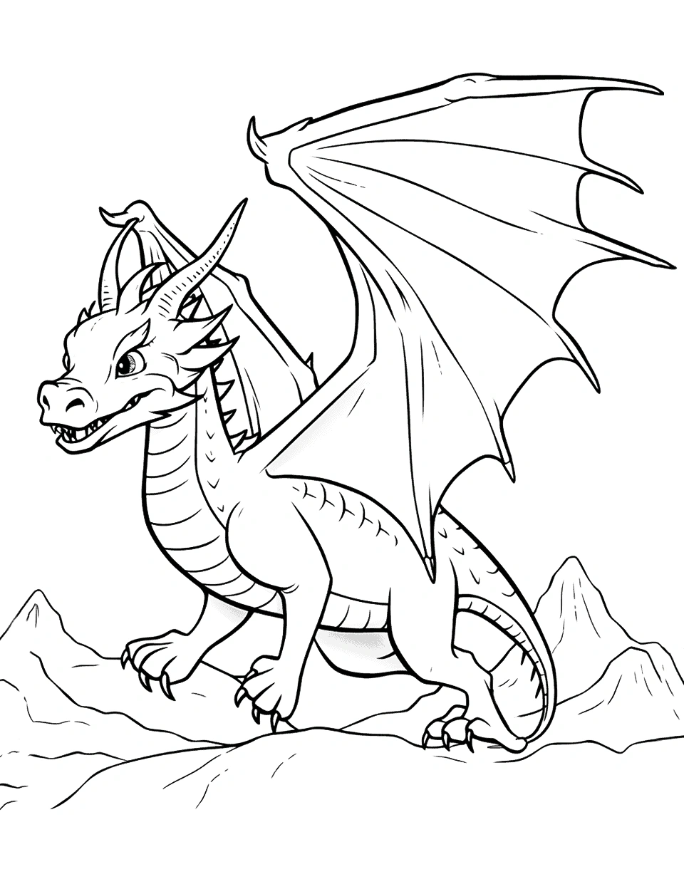 35 Dragon Coloring Pages: Free Printable Sheets pertaining to Printable Dragon Picturescolor