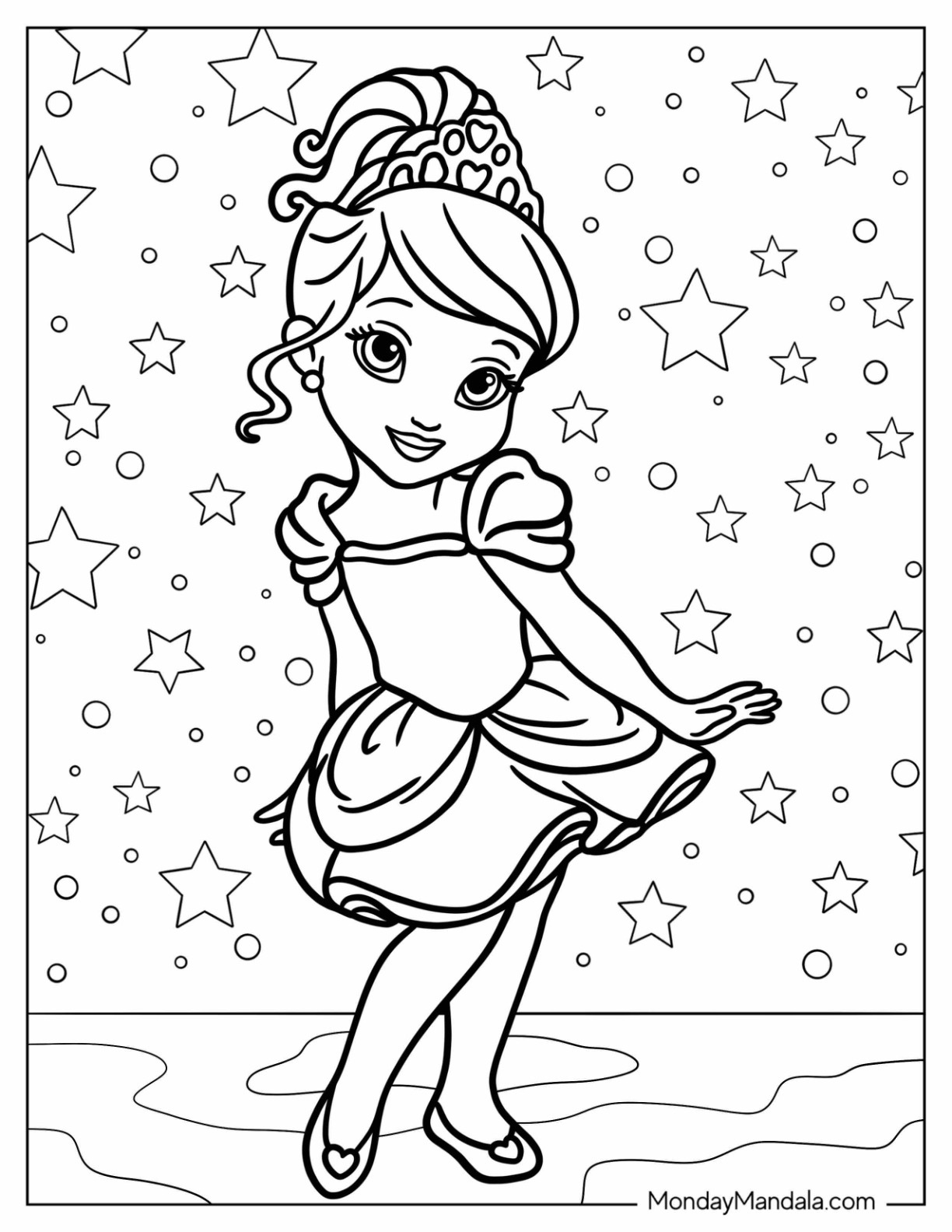 36 Disney Princess Coloring Pages (Free Pdf Printables) pertaining to Princess Coloring Sheets Printable