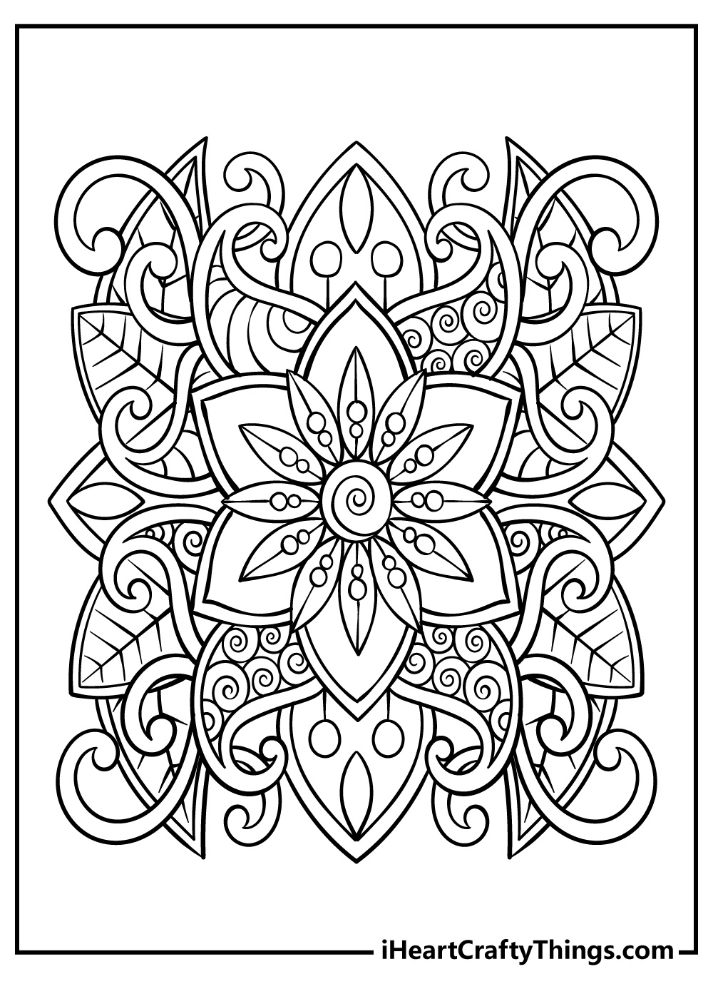 37 New Adult Coloring Pages (100% Free To Download &amp;amp; Print) in Free Adult Coloring Printable