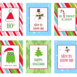 38 Sets Of Free Printable Christmas Gift Tags Inside Printable Christmas Labels For Presents