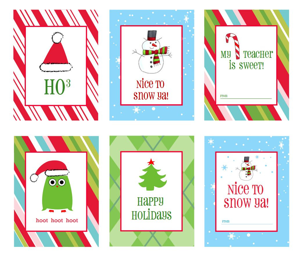 38 Sets Of Free Printable Christmas Gift Tags inside Printable Christmas Labels For Presents