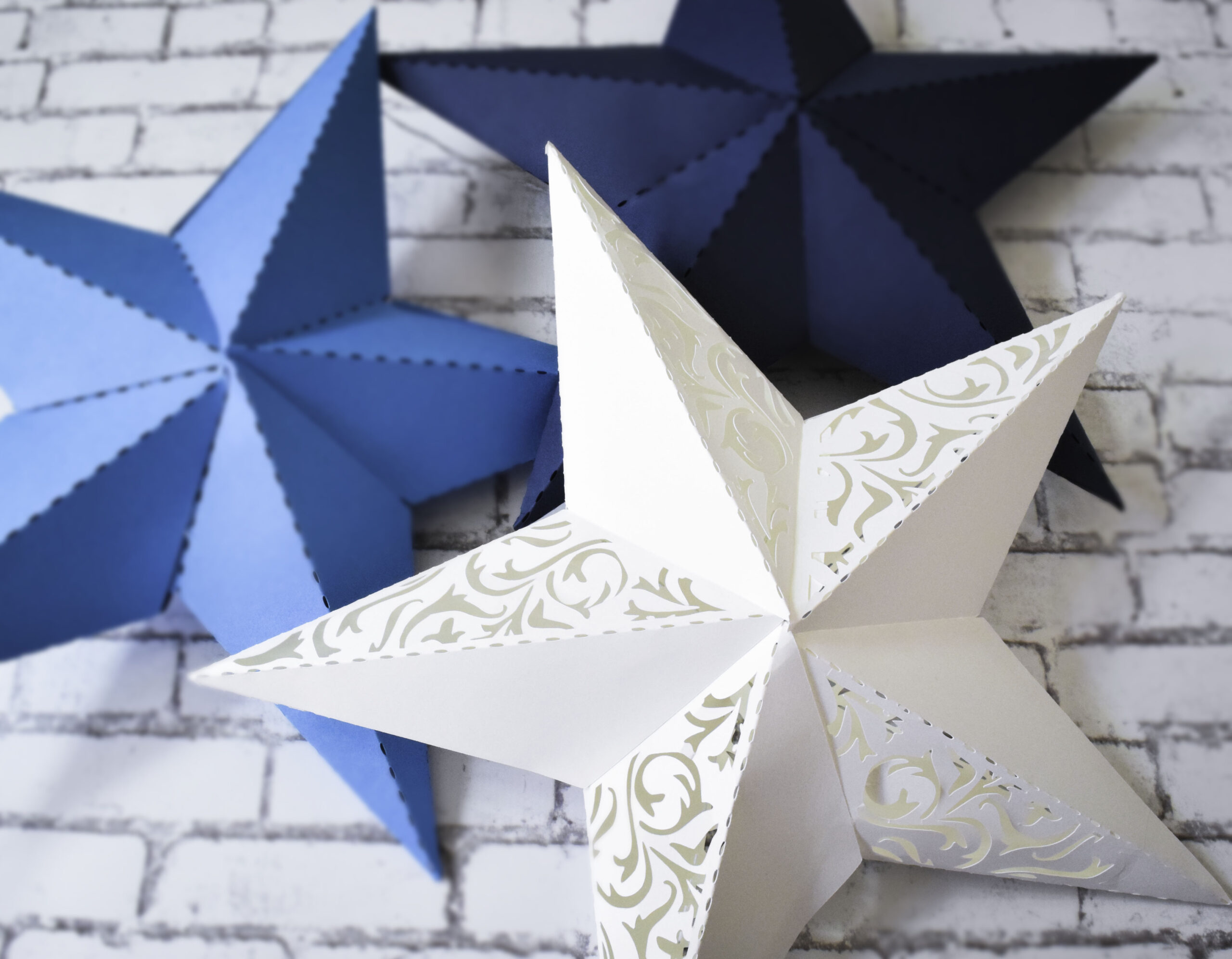 3D Paper Star Template: Paper Star Instructions And Free Template regarding 5 Pointed Star Template Free Printable 500