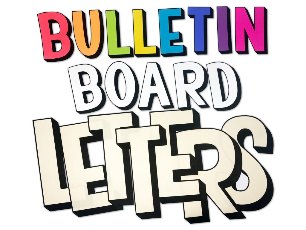 Bulletin Board Letters Printable | FREE Printables
