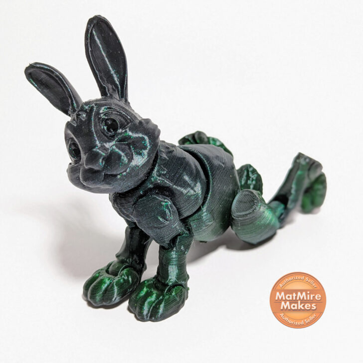 3D Printable Posable Bunny Figure