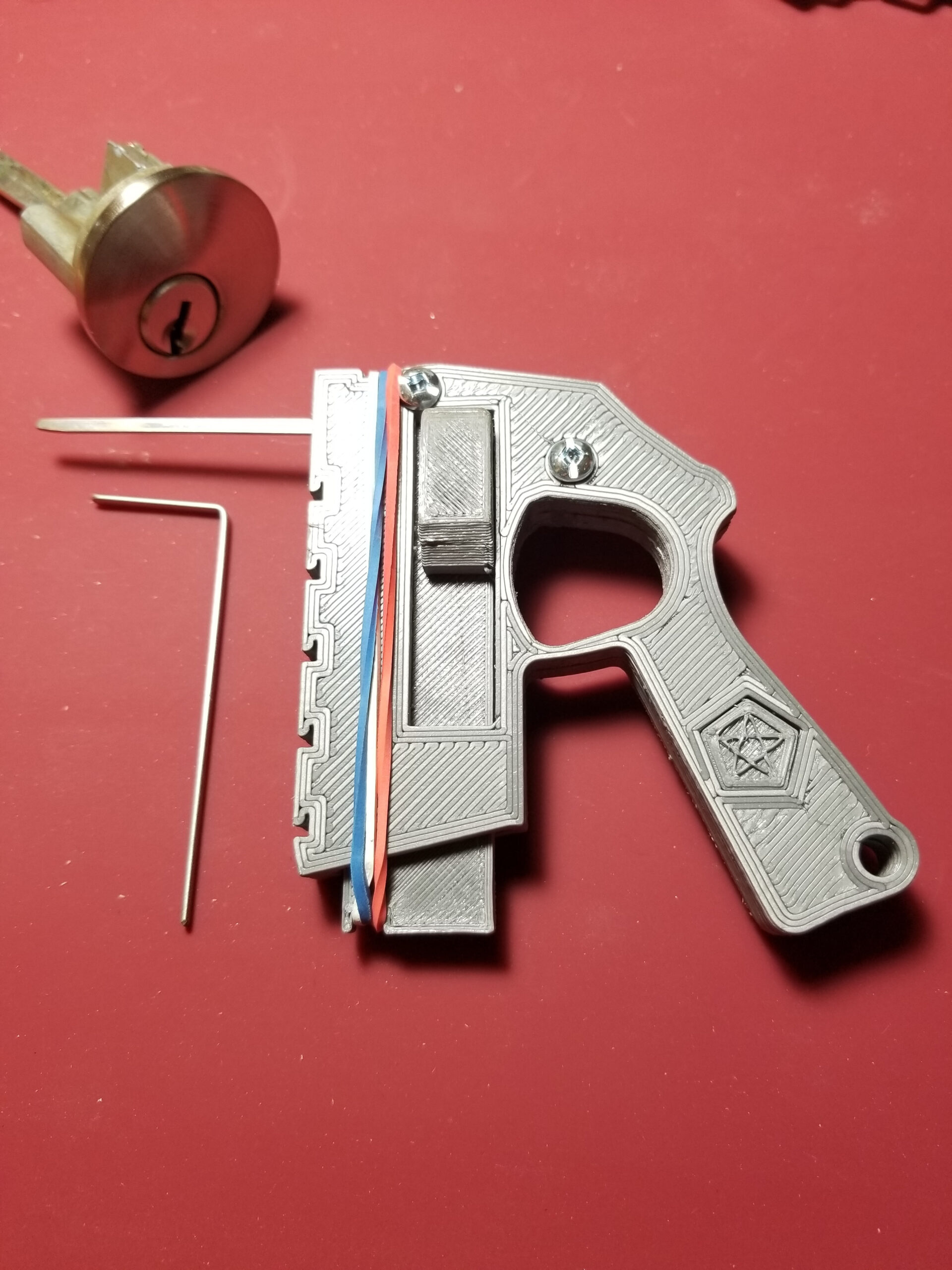 3D Printed 3D Printed Mini Snap Pick Gun Lockpickpeterthinks inside 3D Printable Gun Lock