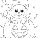 40 Free Halloween Coloring Pages For Kids And Adults   Prudent Intended For Free Printable Halloween Coloring Sheets