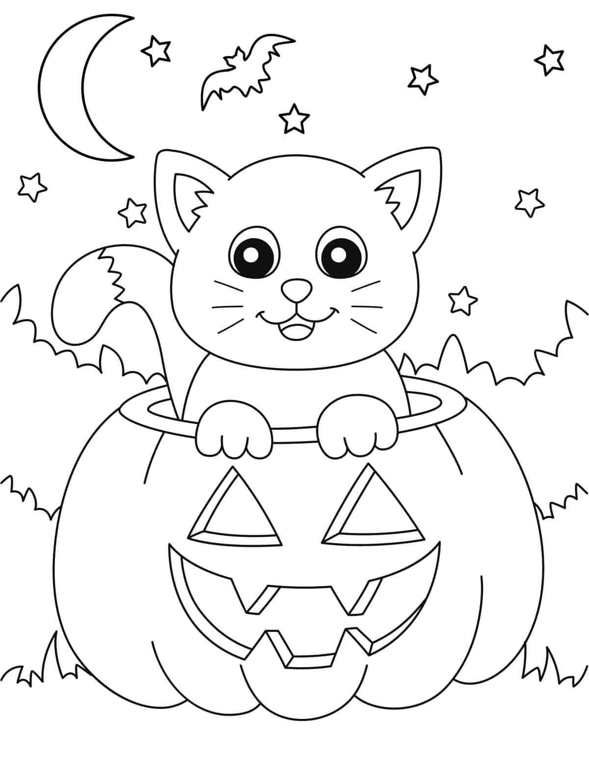 40 Free Halloween Coloring Pages For Kids And Adults - Prudent intended for Free Printable Halloween Coloring Sheets