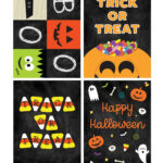 40+ Free Printable Halloween Cards | Printabulls Throughout Free Printable Halloween Images