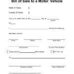 40 Printable Bill Of Sale For A Car Samples [Word, Pdf] In Car Bill Of Sale Printable