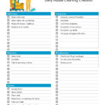 40 Printable House Cleaning Checklist Templates ᐅ Templatelab Throughout Printable House Cleaning Checklist